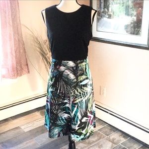 Tropical Print Dress